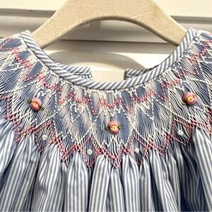 Remember Nguyen floor length smocked dress